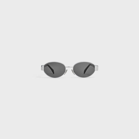 Celine Celine Triomphe Metal 01 Sunglasses Silver Women - World Class Fashion