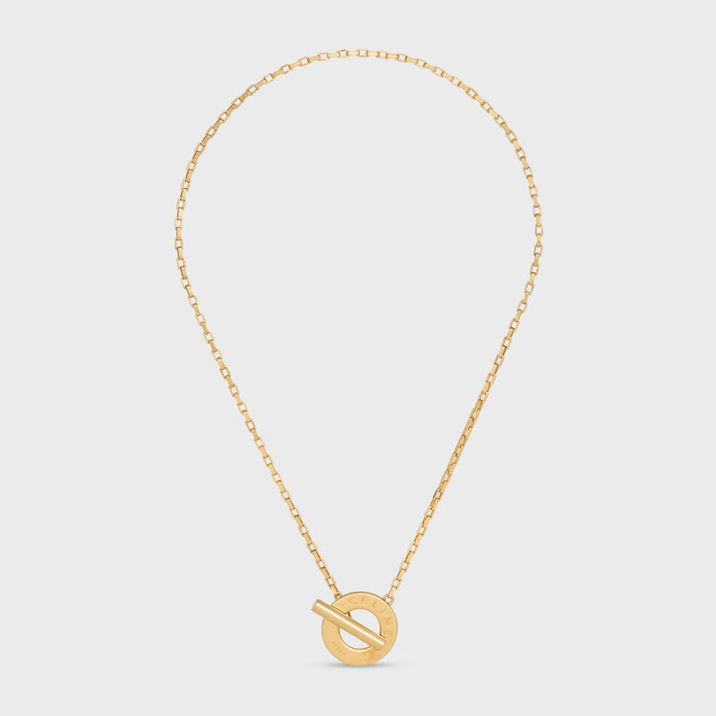 Celine Celine Disc Necklace Gold Women - World Class Fashion