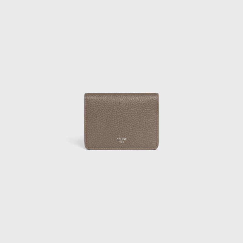 Celine Celine Bi-Fold Leather Wallet Beige Men - World Class Fashion