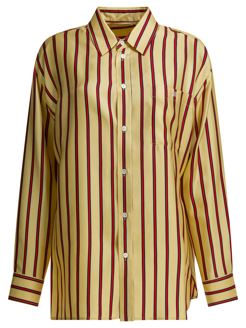 Celine Celine Silk Shirt Yellow Women - World Class Fashion