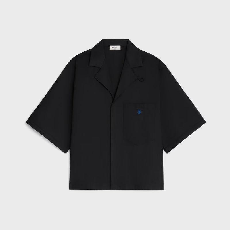 Celine Celine Scout Short Sleeves Shirt Black - World Class Fashion