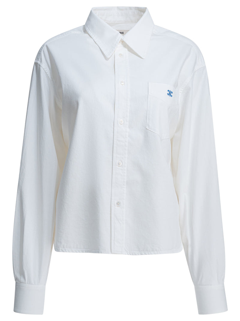 Celine Celine Cotton Shirt White Women - World Class Fashion