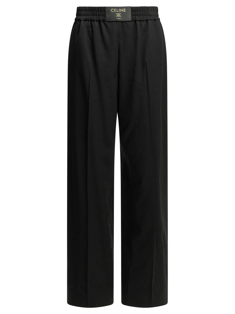 Celine Celine Black Wool Women Trousers - World Class Fashion