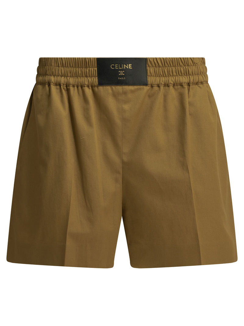 Celine Celine Shorts de mujer Marrón - World Class Fashion