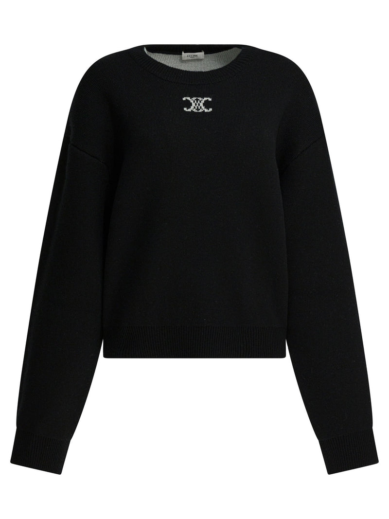 Celine Celine Crewneck Cashmere Knitwear Black Women - World Class Fashion