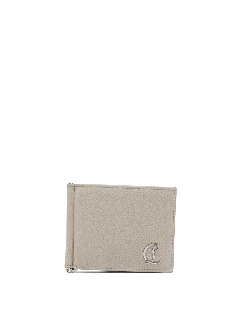 Christian Louboutin Tarjetero Christian Louboutin Mooncrest Beige - World Class Fashion