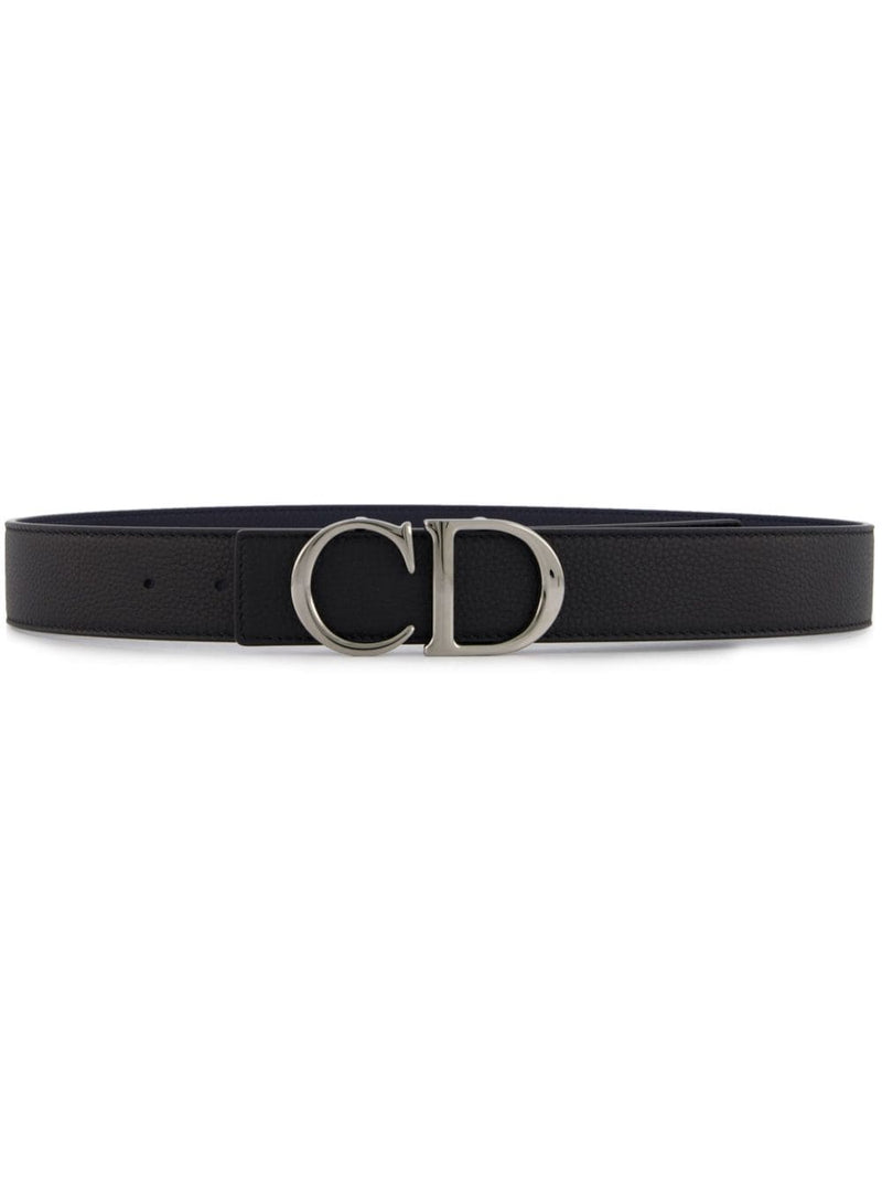 Dior Dior Leather Belt With Logo - World Class Fashion