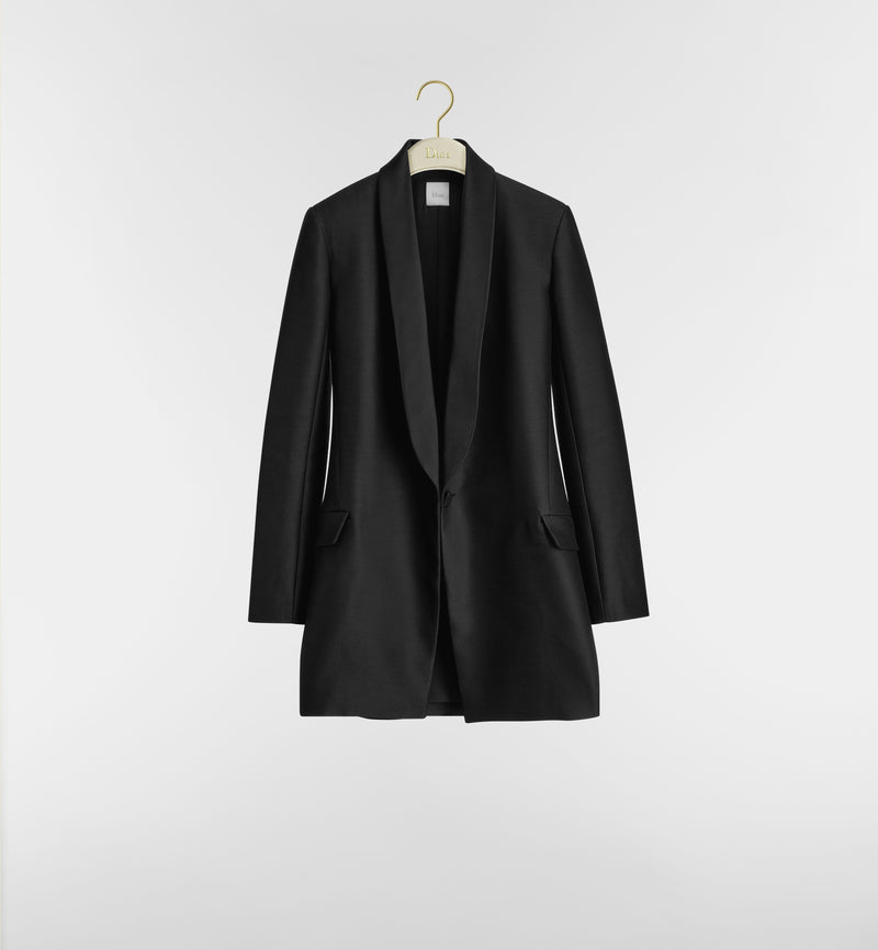 Dior Dior Wool and Silk Blazer Jacket Black Women - World Class Fashion