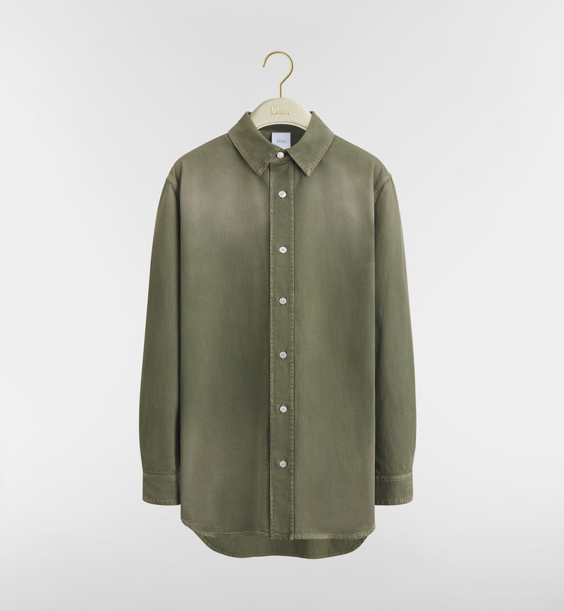 Dior Dior Denim Shirt Green Women - World Class Fashion