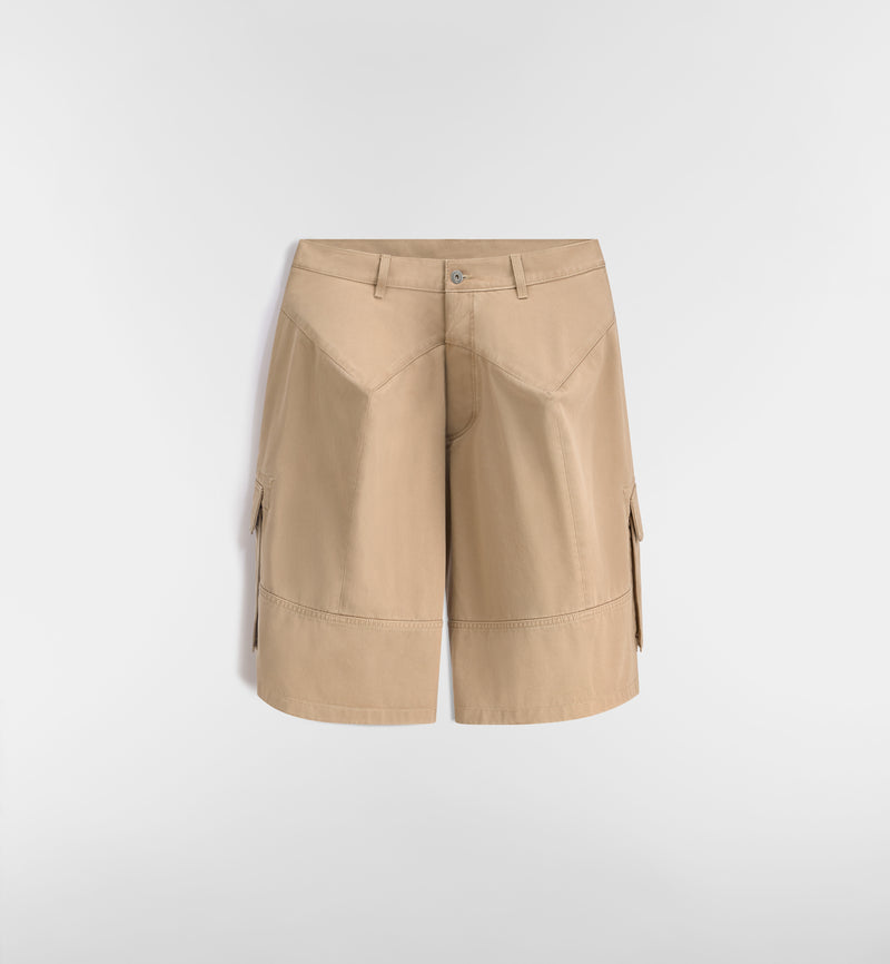 Dior Dior La Cigale Cotton Shorts Beige Men - World Class Fashion
