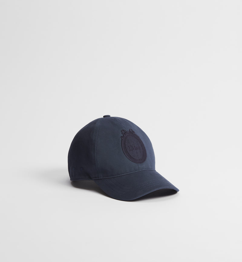 Dior Dior D-Player Médaillon Baseball Hat Blue - World Class Fashion