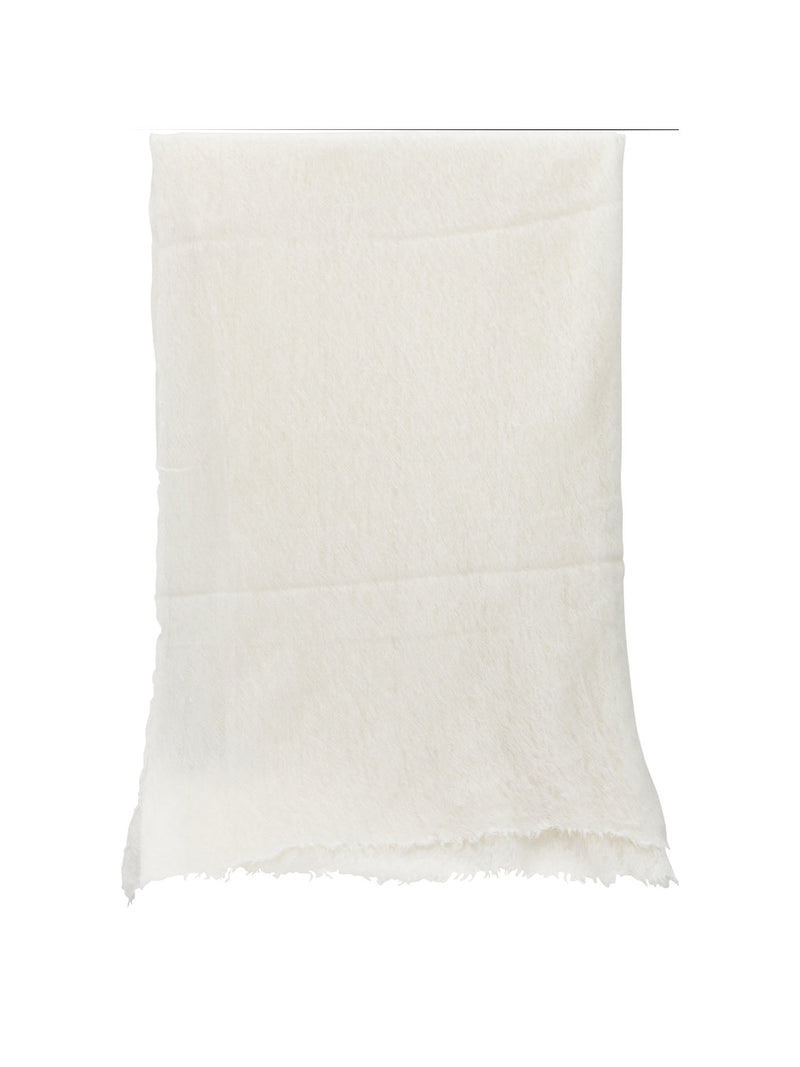 Fedeli Fedeli Cashmere Scarf White Women - World Class Fashion