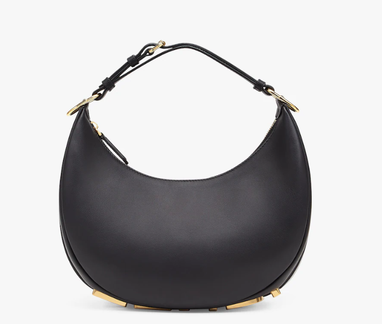 Fendi Bolso de mano Fendi Fendigraphy Mediano Negro - World Class Fashion