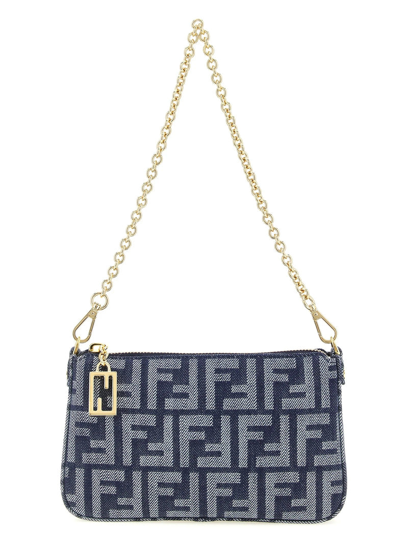 Fendi Fendi Baguette Pouch With Chain - World Class Fashion