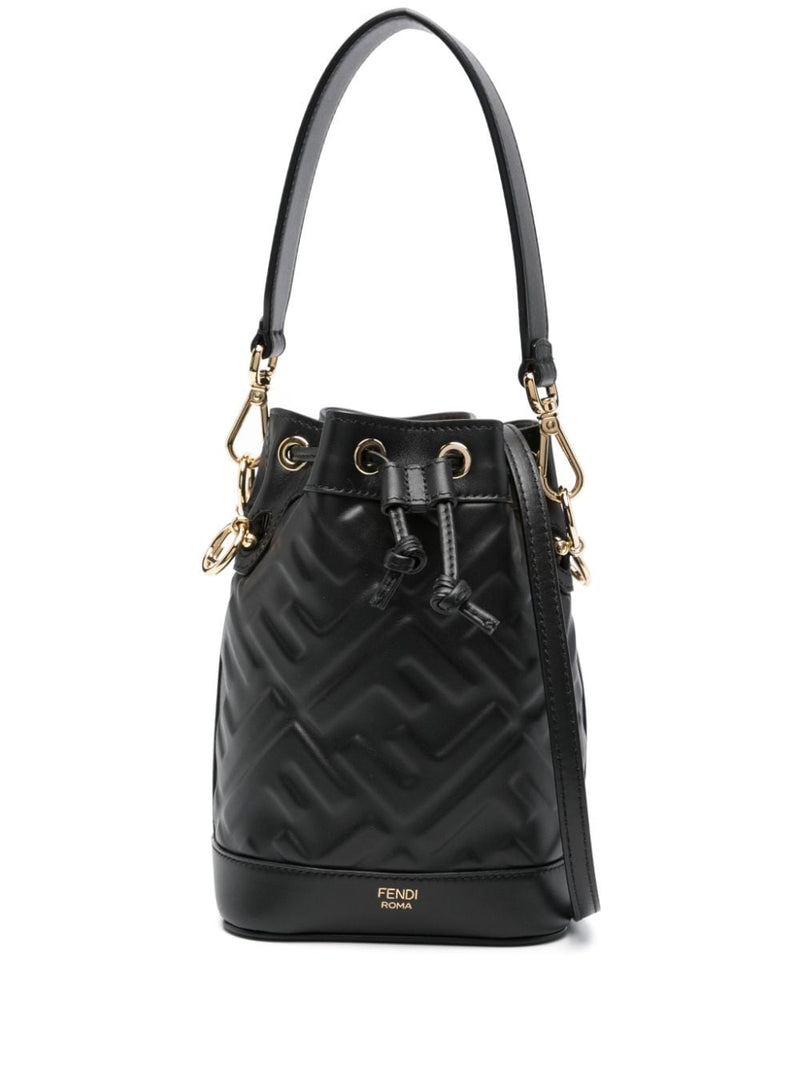 Fendi Bolso de mano mini Fendi Mon Tresor negro - World Class Fashion