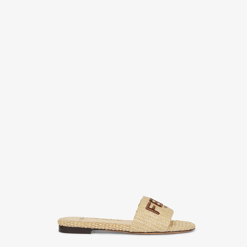 Fendi Fendi Signature Slides Sandals - World Class Fashion