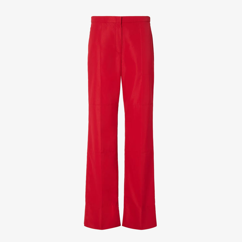 Fendi Fendi Flared Viscose Pants Red Women - World Class Fashion