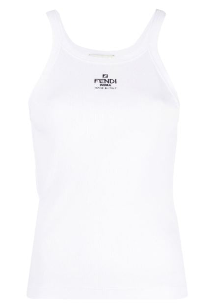 Fendi Fendi Sleeveless Top White Women - World Class Fashion