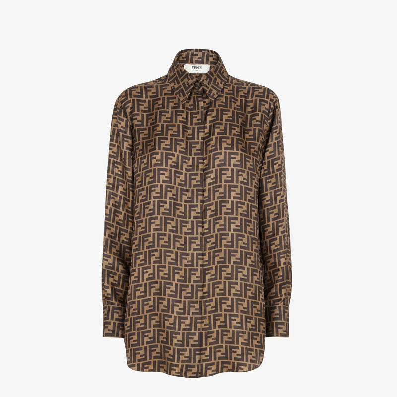 Fendi Fendi Silk Ff Shirt - World Class Fashion