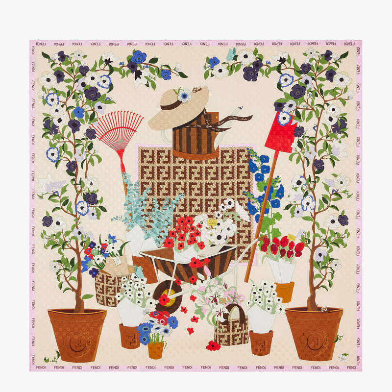 Fendi Fendi Fendi Gardening Foulard - World Class Fashion