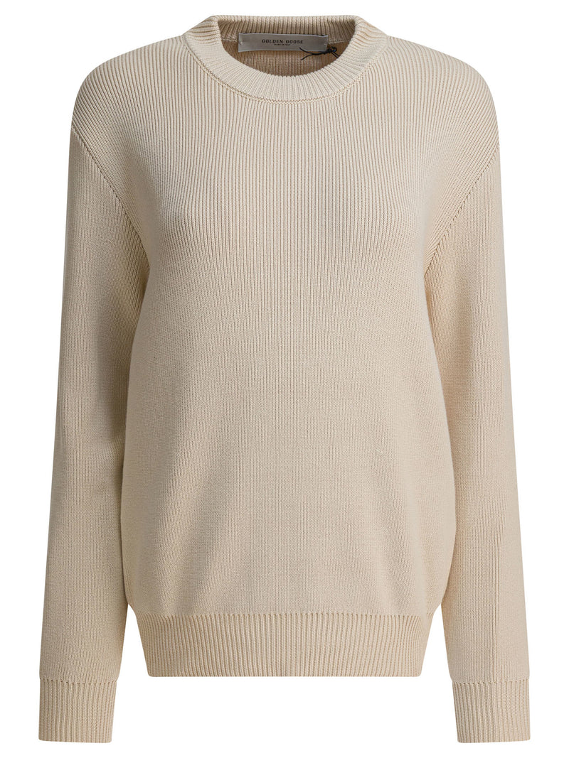 Golden Goose Golden Goose Crewneck Sweater Beige Women - World Class Fashion