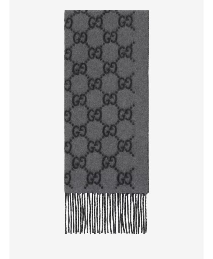 Gucci Bufanda de Cachemira Gris Gucci para Hombre - World Class Fashion