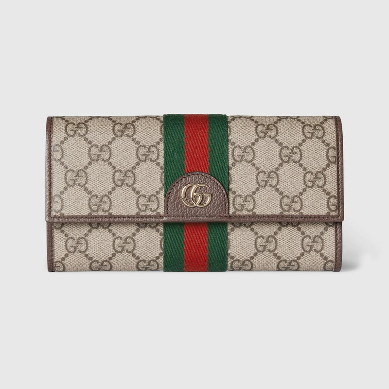 Gucci Gucci Ophidia Wallet Beige Women - World Class Fashion