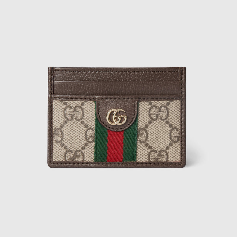 Gucci Tarjetero Gucci Ophidia Beige Mujer - World Class Fashion