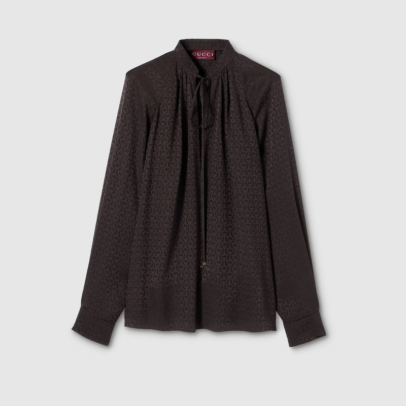 Gucci Gucci Silk Twill Dress Black Women - World Class Fashion