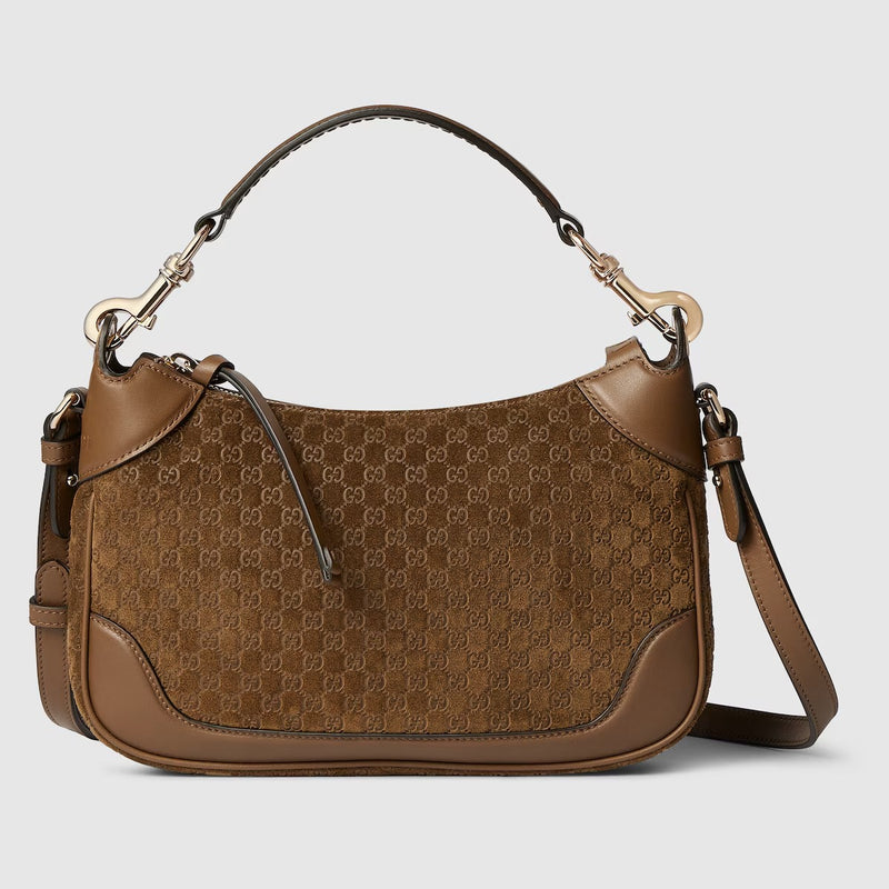 Gucci Bolso pequeño Gucci B marrón - World Class Fashion