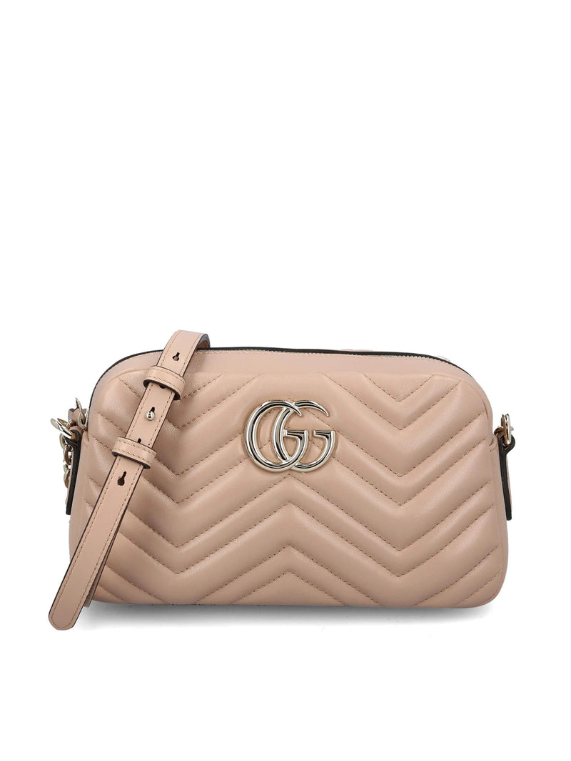 Gucci Gucci GG Marmont Small Crossbody Bag Pink - World Class Fashion
