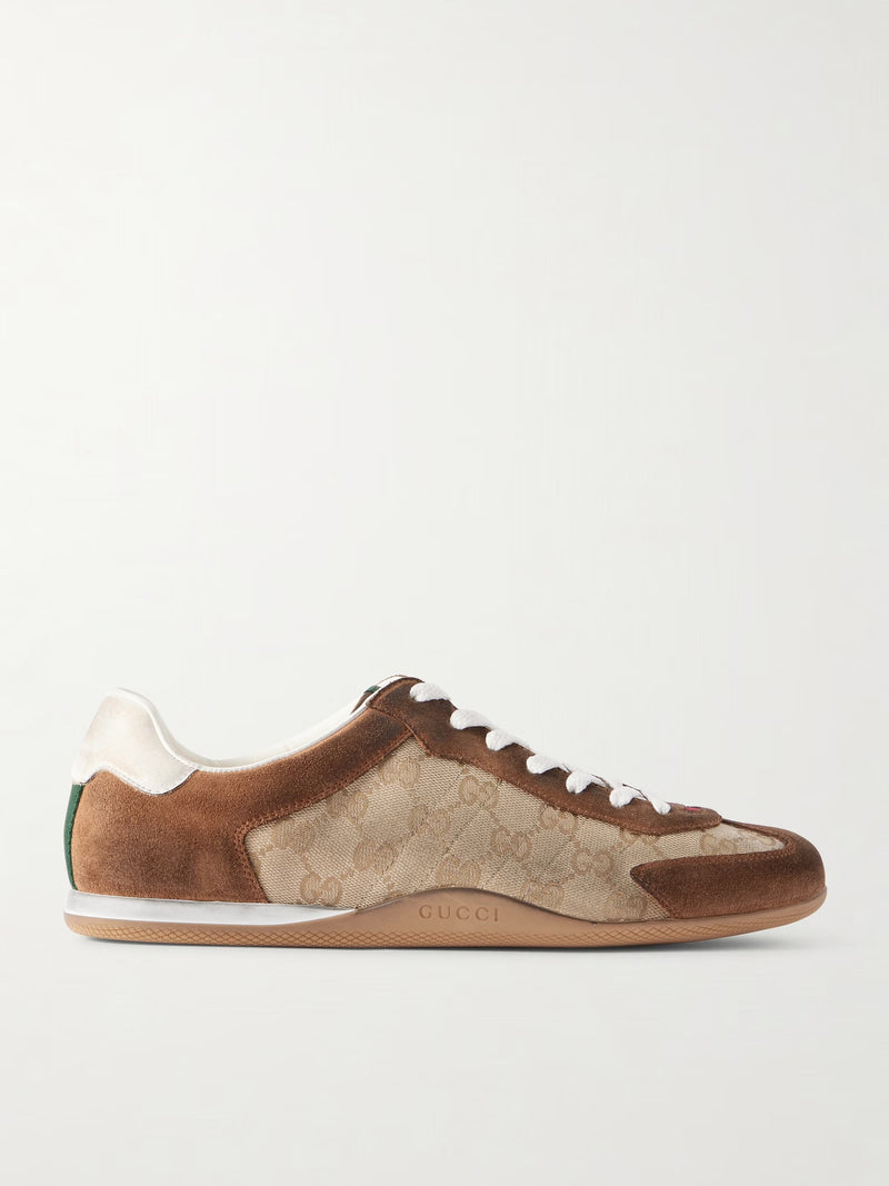 Gucci Gucci Shift Sneakers Brown Men - World Class Fashion