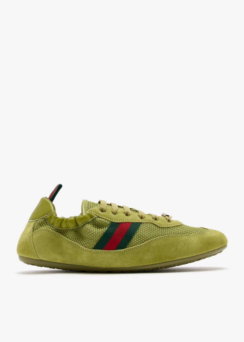 Gucci Gucci Shift Sneakers Green Women - World Class Fashion