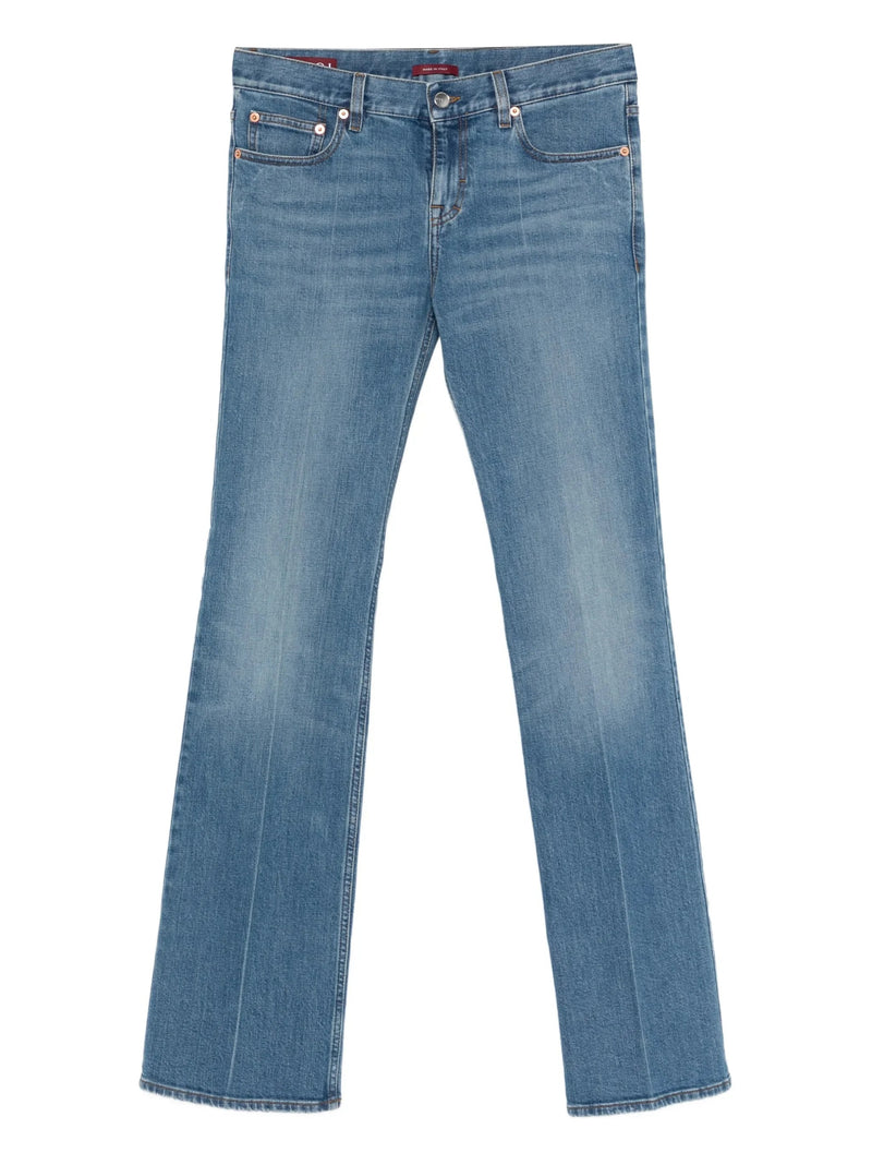 Gucci Gucci Straight Leg Jeans Light Blue Women - World Class Fashion
