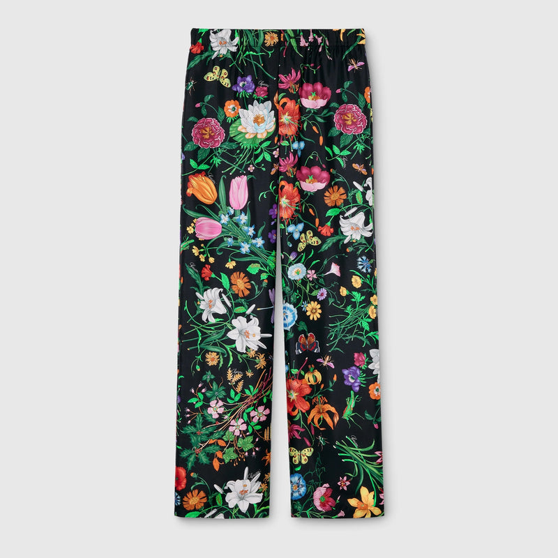Gucci Gucci Silk Pants Black Women - World Class Fashion