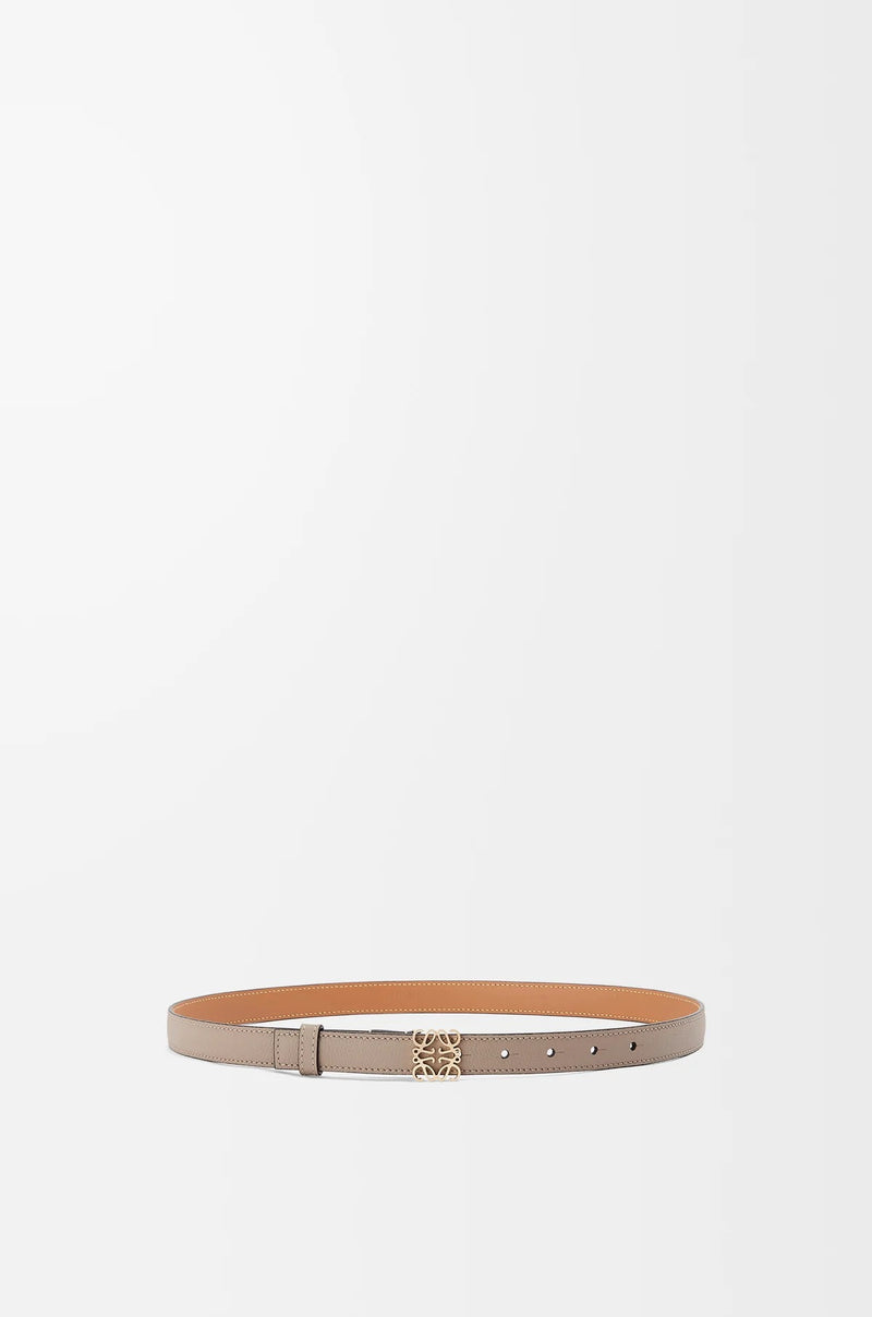 Loewe Loewe Anagram Leather Belt Beige Women - World Class Fashion