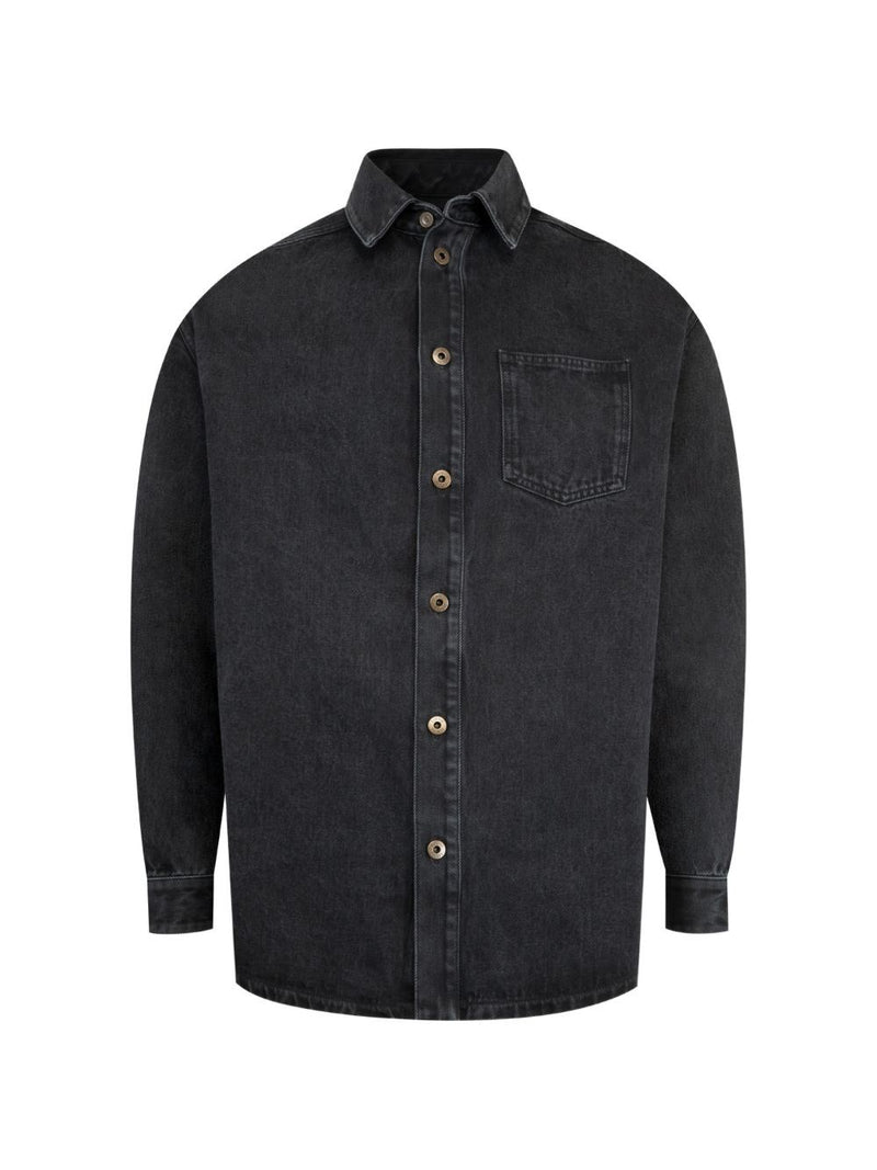 Loewe Loewe Denim Shirt Black Men - World Class Fashion