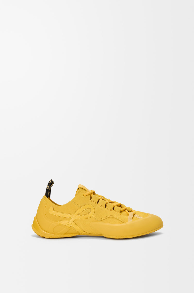 Loewe Zapatillas Loewe Grip de piel amarilla para mujer - World Class Fashion