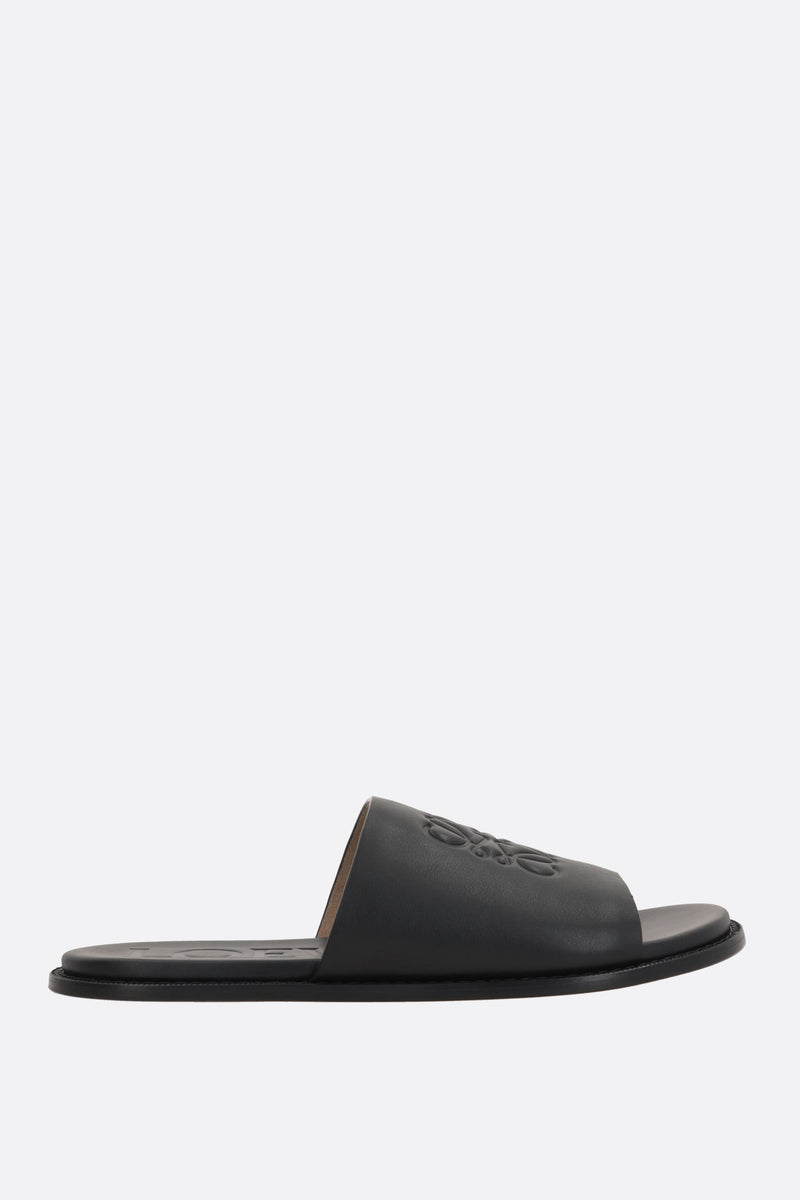 Loewe Loewe Anagram Flex Slides - World Class Fashion