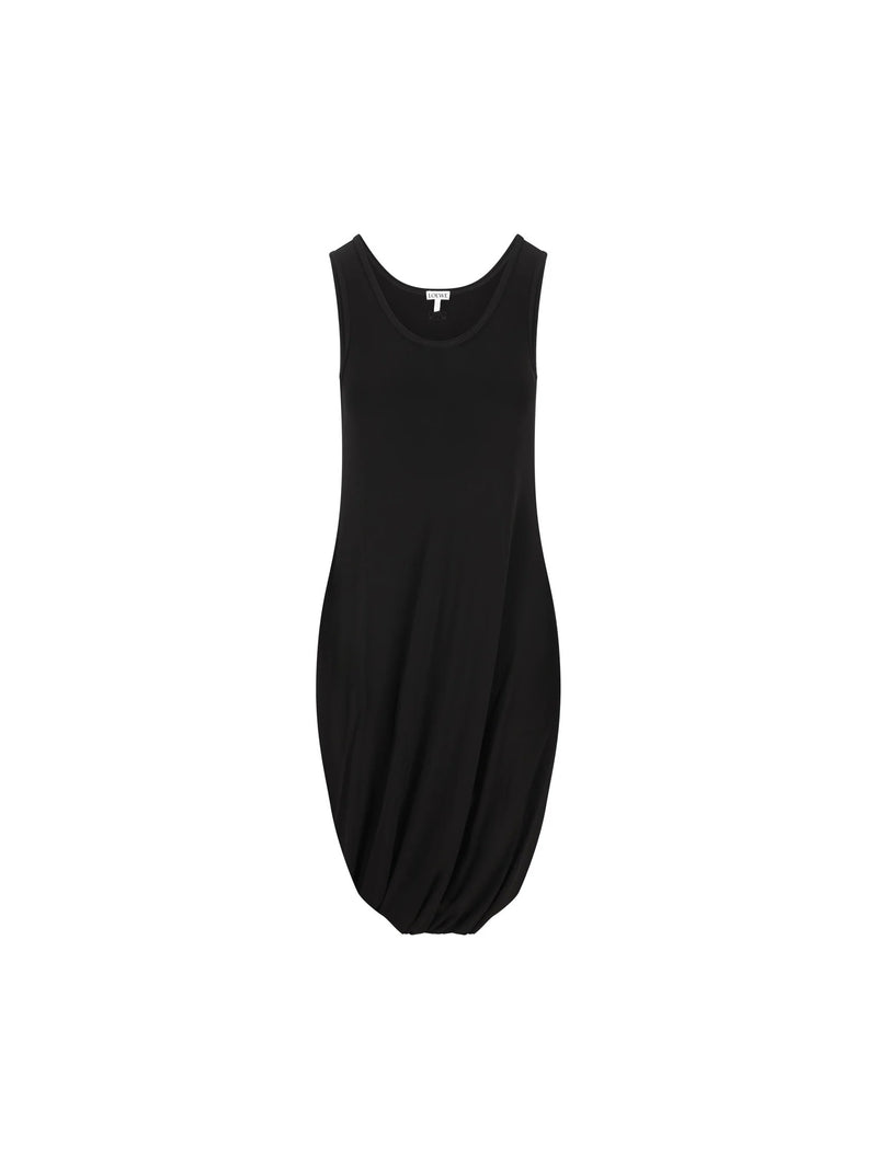 Loewe Vestido drapeado sin mangas Loewe para mujer, color negro - World Class Fashion