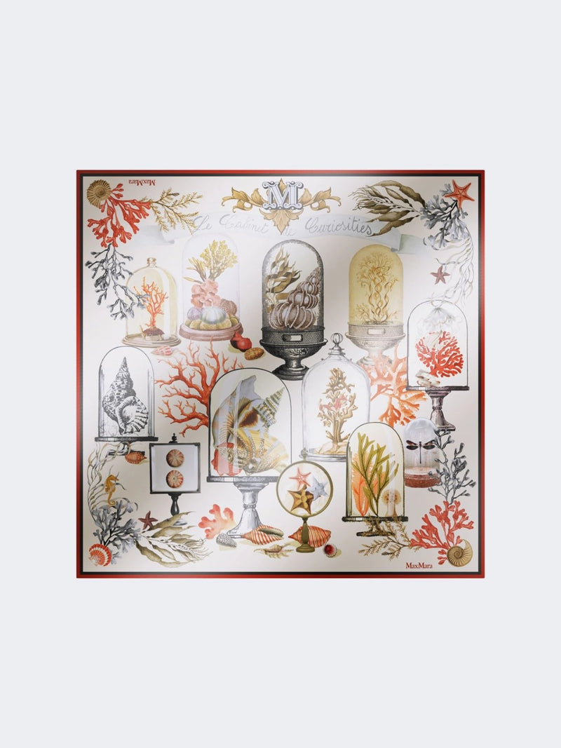 Max Mara Max Mara Silk Scarf Beige Women - World Class Fashion