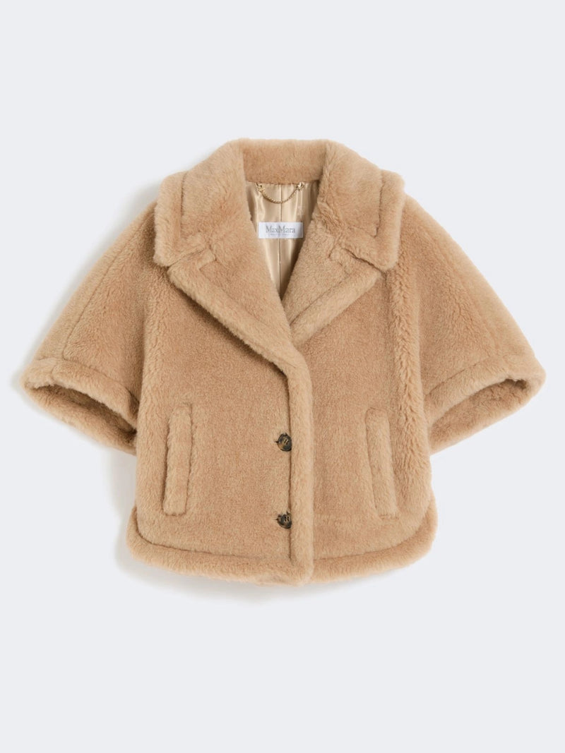 Max Mara Chaqueta Max Mara de Lana Mixta Beige para Mujer - World Class Fashion