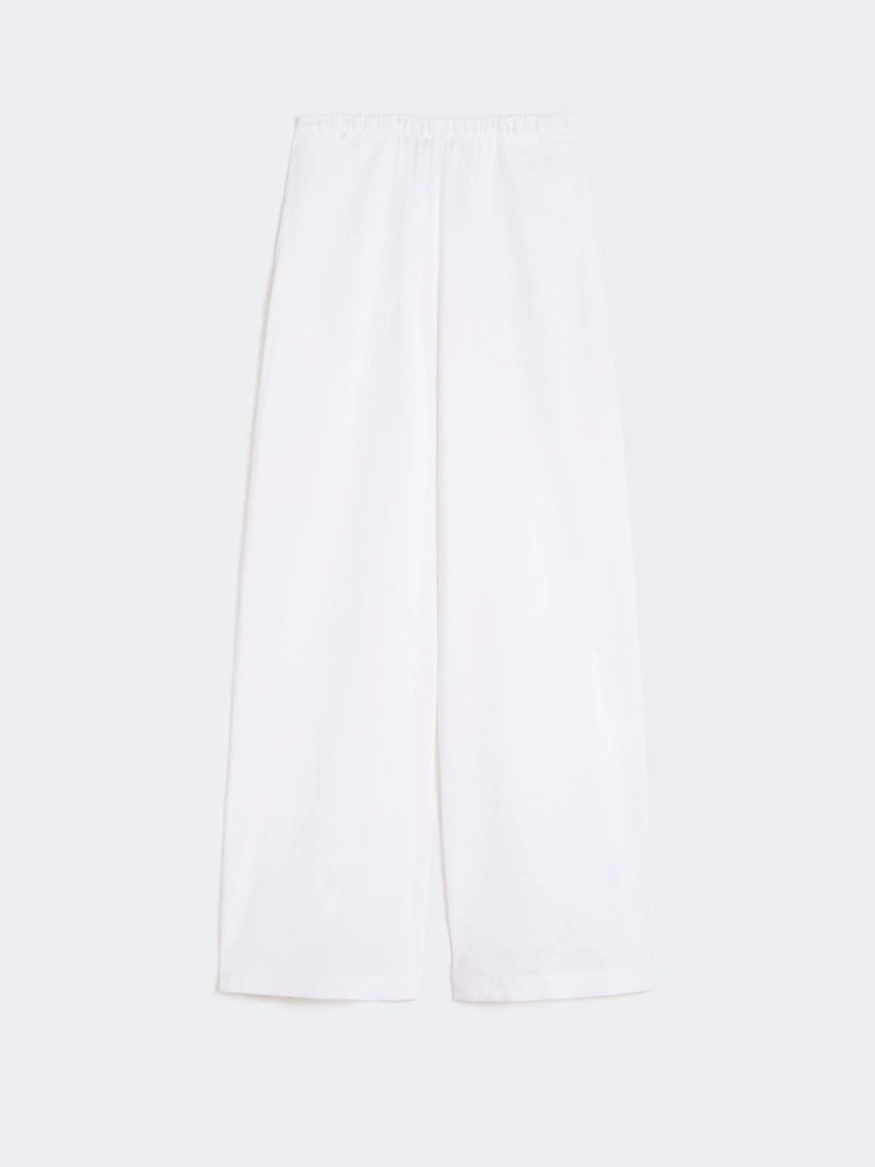 Max Mara Pure Pantalones de pernera ancha Max Mara Pure Destino blancos - World Class Fashion