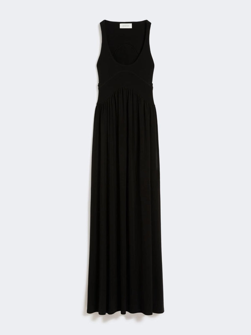 Max Mara Sportmax Max Mara Sportmax Vestido Largo sin Mangas Negro - World Class Fashion