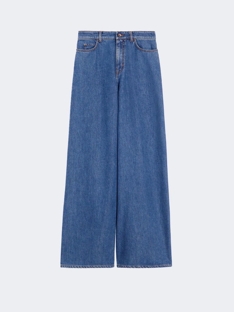 Max Mara Studio Max Mara Studio Wide Leg Jeans Blue Women - World Class Fashion
