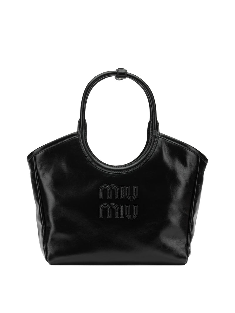 Miu Miu Bolso de mano Miu Miu Ivy, negro, para mujer - World Class Fashion
