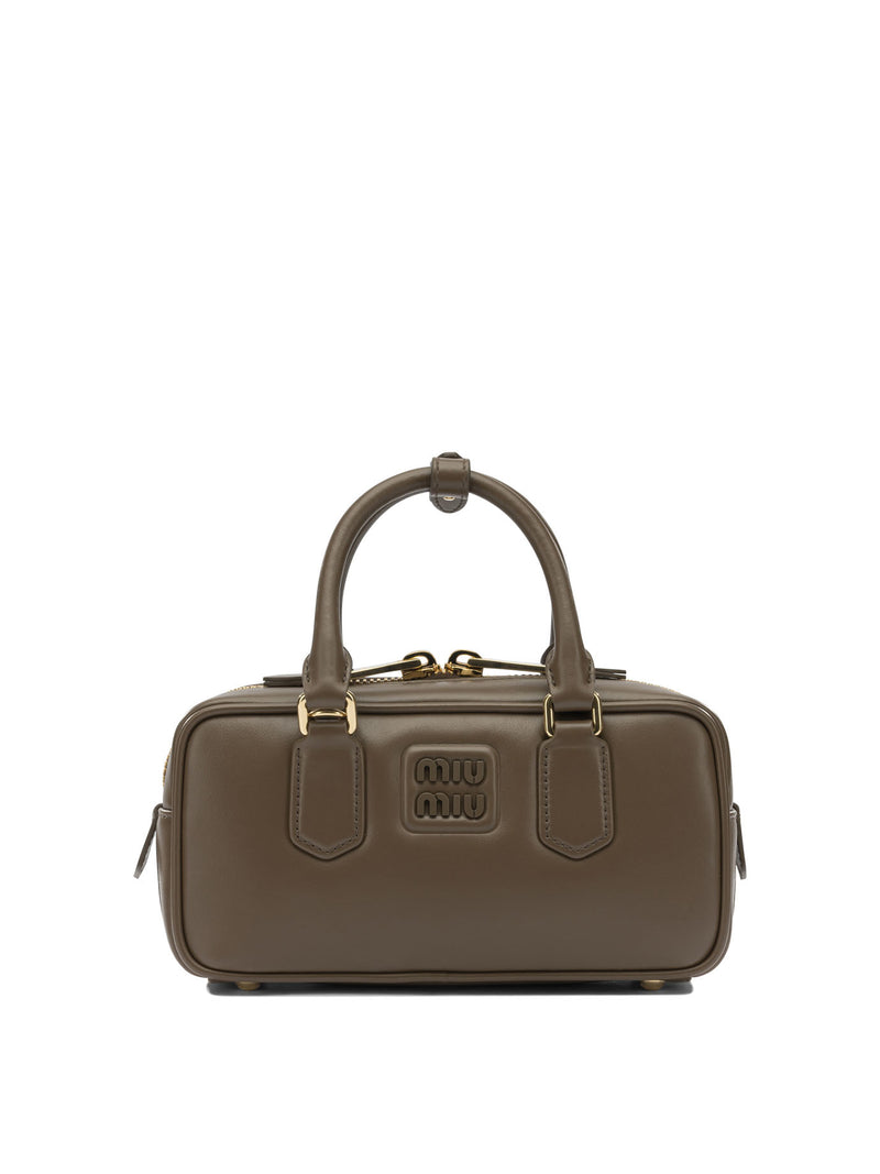 Miu Miu Miu Miu Arcadie Small Handbag Brown - World Class Fashion