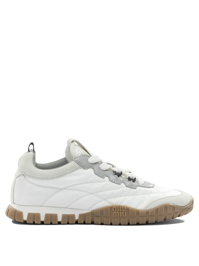 Miu Miu Zapatillas Miu Miu Tyre Blancas para Mujer - World Class Fashion