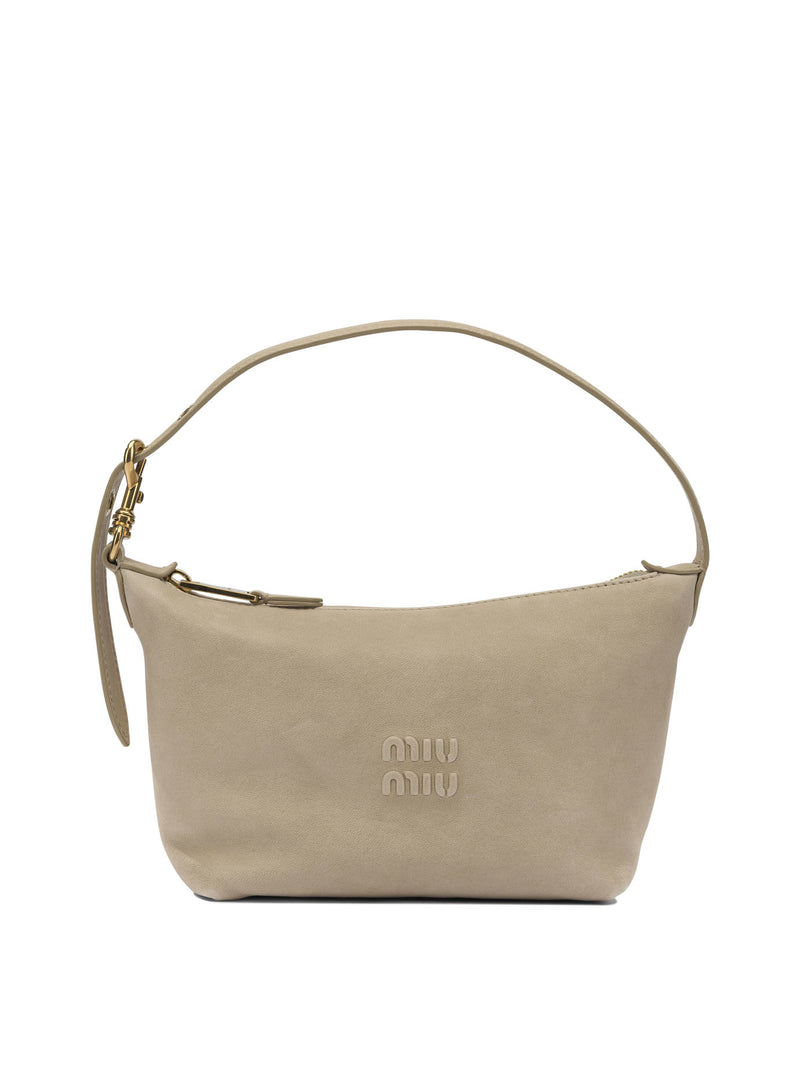 Miu Miu Bolso de cuero pequeño Miu Miu marrón - World Class Fashion
