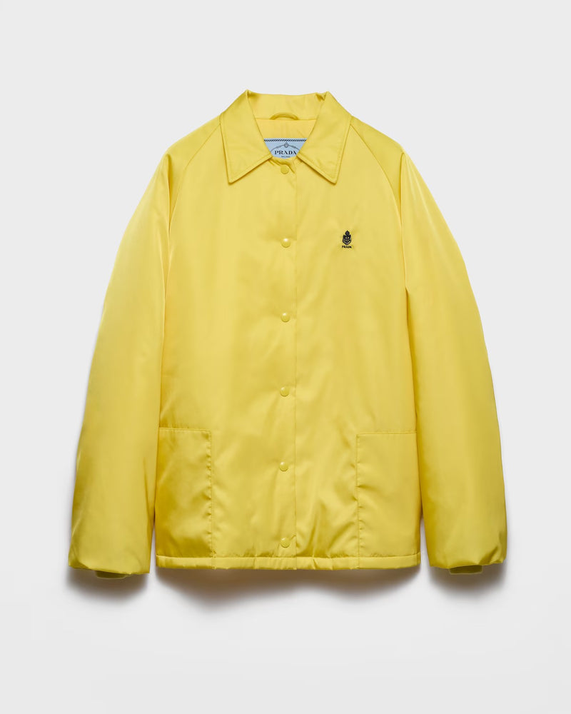 Prada Chaqueta ligera Re-Nylon de Prada amarilla - World Class Fashion